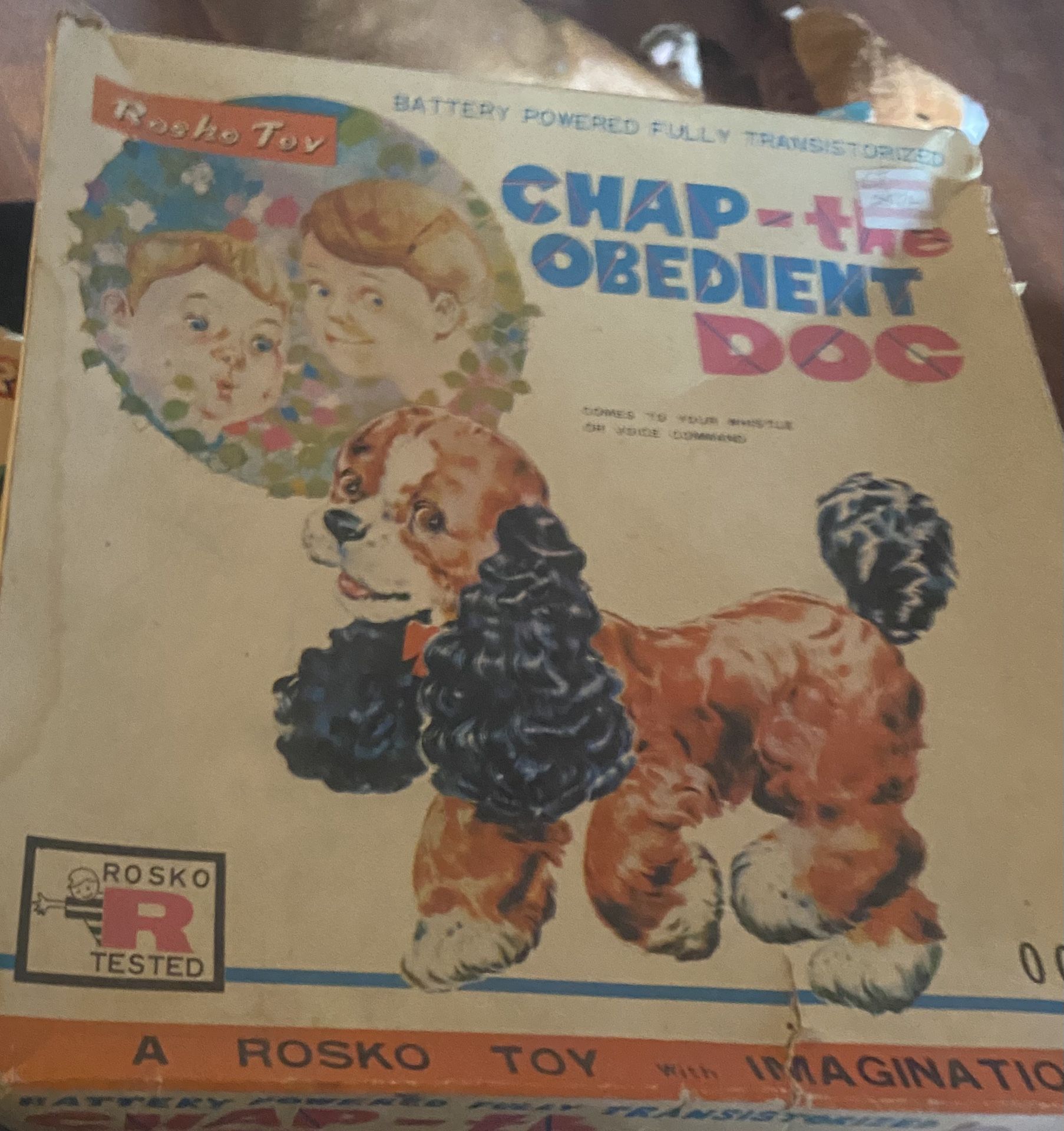 Rosko Toy Josie The Cow And Chap-the-Obedient Dog