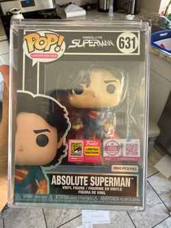 Absolute Superman. Super man funko pop sdcc 2026