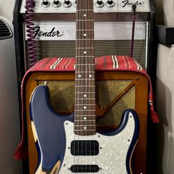 1996 Korea MIK 30 Year Old Squier US 1.75 Solid Wood Body Pre Pro Tone Carvin Kiesel Pickups Original VN6 Neck Included