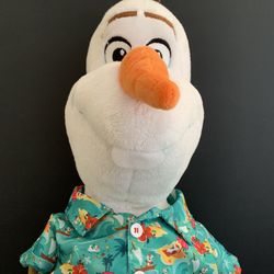 Olaf in Hawaiian Shirt 18" Build a Bear Workshop Disney Frozen Plush