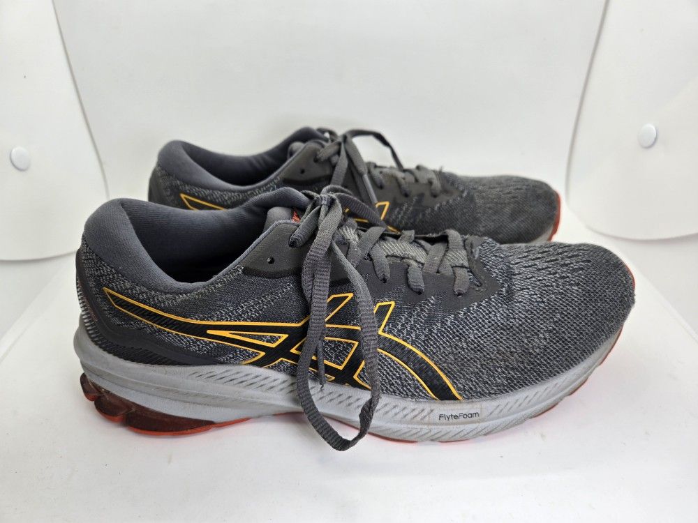 Asics GT-1000 11 Shoes Mens 7.5 Grey Running Athletic Workout Stability Sneakers