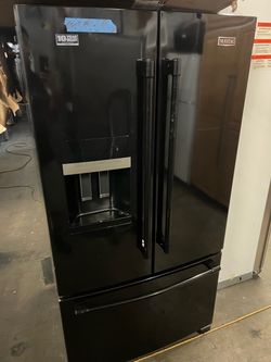 Maytag French Door Refrigerator Black