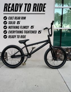 20” BMX Freestyle Bike Cult Rear Wheel Upgrade