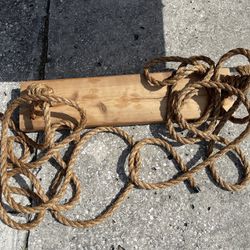 Wooden Rope Swing
