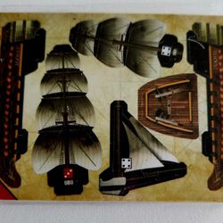 Sealed WizKids Pirates of the Spanish Main Pack 05 Windjammer Ship unpunched New