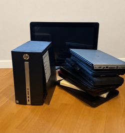 OLD LAPTOPS & COMPUTER LOT – FOR PARTS / REPAIR