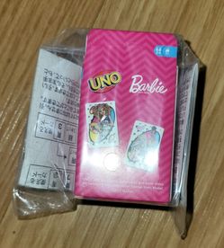Barbie mini UNO card NEW from Japan gashapon for collection, play cards game family friends teens kids adult