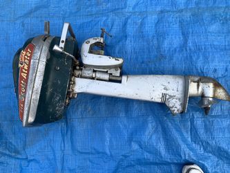 Photo Scott Atwater 5 hp boat motor selling as is