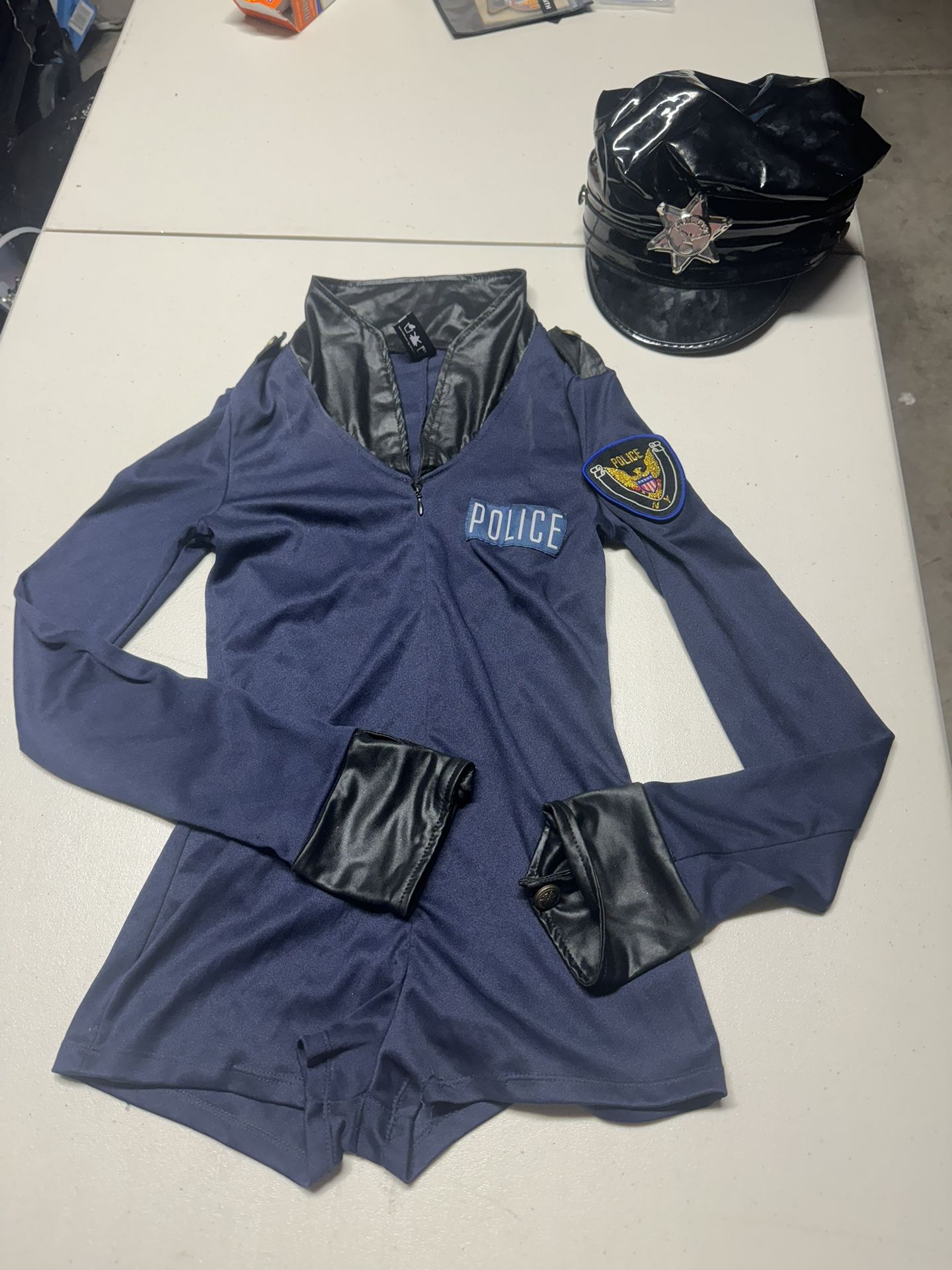 Sexy Cop And Baby Prisoner Costume. 