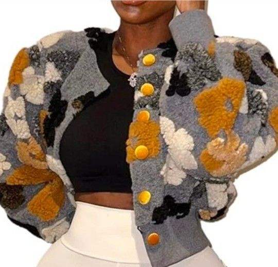 Floral Puffer Jacket