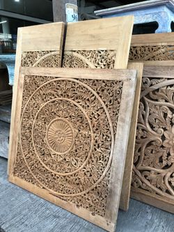 Bali original wood work hand carved different styles and different colors
