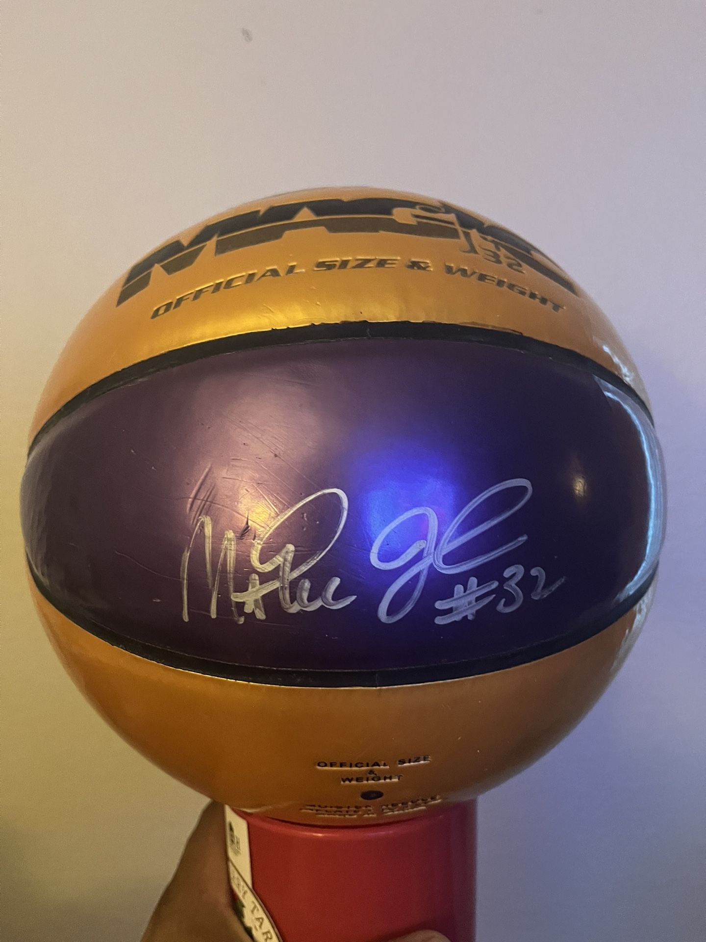 Magic Johnson Autographed Basketball