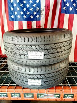 ✅ 2 USED TIRES 225/45R18 CONTINENTAL PROCONTACT RX ALL SEASON SEDAN CARS 225 45 18 MERCEDES BENZ BMW HYUNDAI CAMRY COROLLA NISSAN LEXUS
