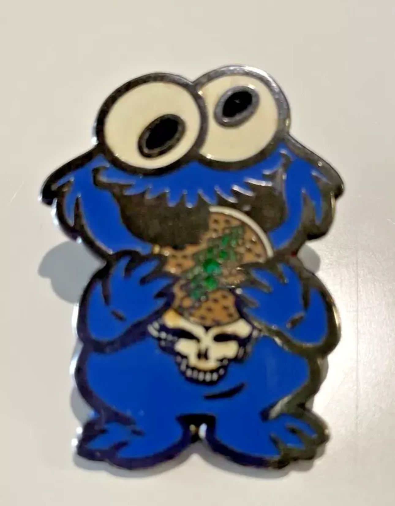 Grateful Dead Steal Your Face Cookie Monster Sesame Street Hat Pin Shaggy Pinz