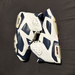 Air Jordan 6 VI Retro Olympic  Blue White Red 2012 USA Nike Size 11 NO BOX