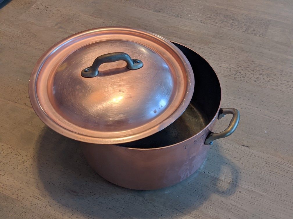 2 Copper Pots made in France (STL) for Sale in Culver City, CA OfferUp