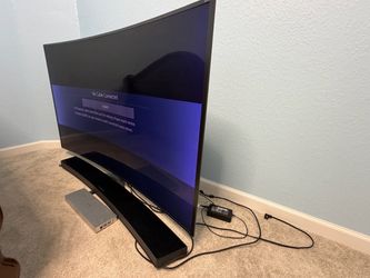 65” curved Samsung tv