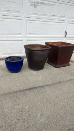 2 Big Pots & 1 smaller - Heavy