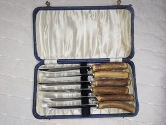 Sheffield England Knifes Hampton Utilities BHAM LTD Knifes Antler Knifes VINTAGE