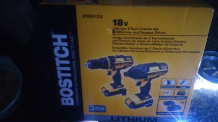 Bostitch 18v 2 tool combo kit