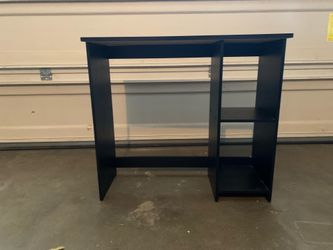Black desk