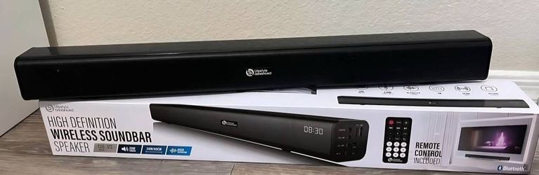 Bluetooth wireless soundbar speaker