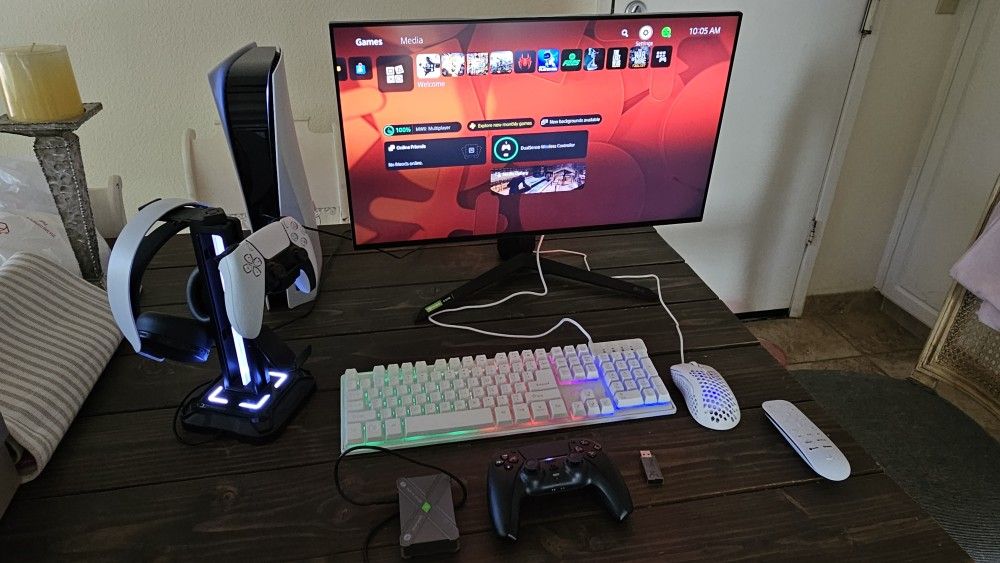 Ps5 Disk Version With 3Tb STORAGE/ LG UltraGear 4K UHD Gaming Monitor..