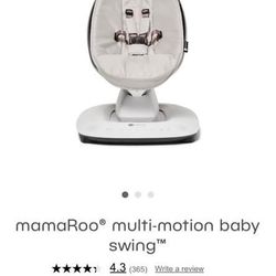 Brand New 4Moms Multi Motion Baby Swing AND Newborn Insert ($340)
