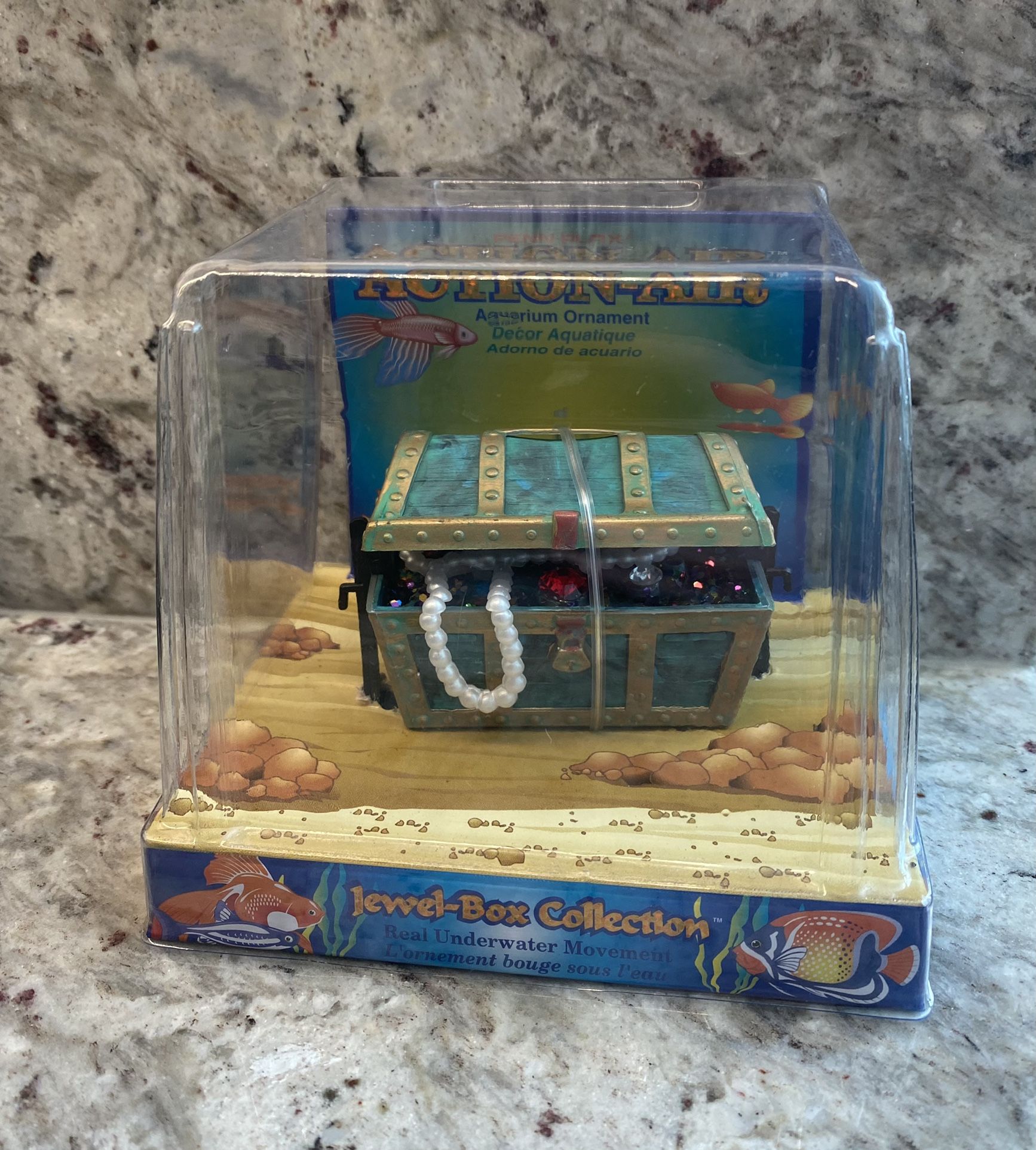 Treasure Chest Bubbler for Fish Tank Aquarium
