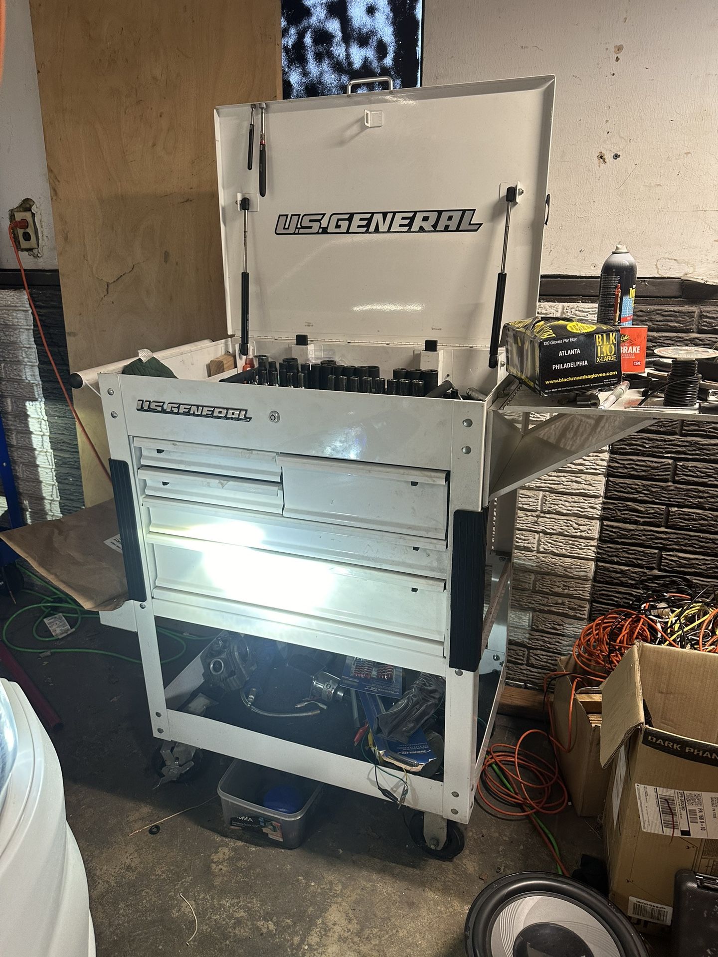 U.S General 30 In 5 Drawer Mechanics Cart