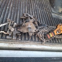 Pipefitter deerman Clamp Up To 8" Pipe And 1 Ton Camolong.