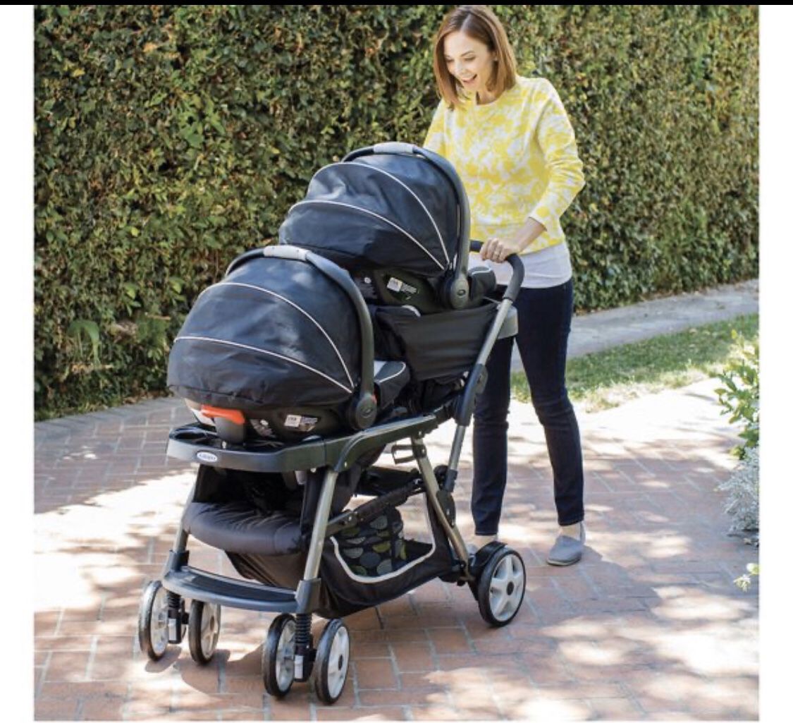 New inbox graco double stroller 12options