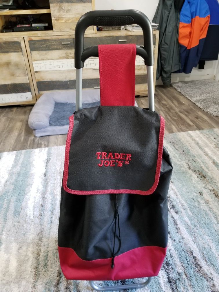 Trader Joe's Rolling Cart/Bag