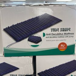 New!! TUBE SHAPE #FU-AM002 Nylon Coated PVC ANTI DECUBITUS AIR MATTRESS w/ PUMP