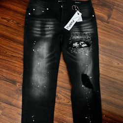 black purple brand jeans 