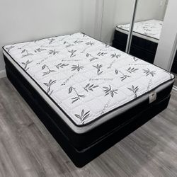 Queen Size Mattress Pillow Top Bamboo Brand New