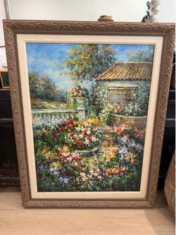 Framed Oil Painting