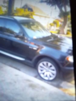 Black SUV with Chrome Wheels