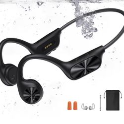 Swimming Headphones,Bone Conduction Headphones Bluetooth 5.4,IPX8 Waterproof Earbuds,32G Memory Sports Headphone,Underwater Headphone with MP3-Player 