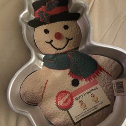 Vintage Wilton Snowman Cake Mold: New