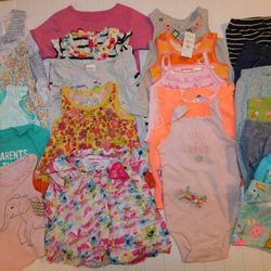 Baby Girls Clothes Lot 6-9M Summer Outfits