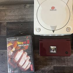 Dreamcast Hkt 3020 , Nintendo DS xl PlayStation 2 Game
