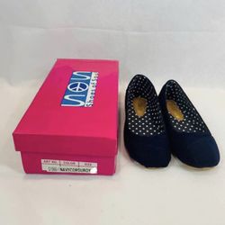 Brand New Girls Navy Blue Flats- avail in size 10,13