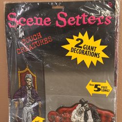  NEW Scene Setters Halloween “Couch Creatures”-Still In Sealed Packaging💀Read FULL Details Belows