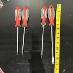 Large Matco screwdrivers - Phillips and flat head