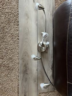 Brushed Nickel Light Fixture 