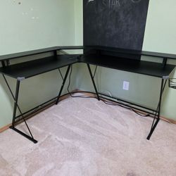 Gaming Desk With LED Lights 