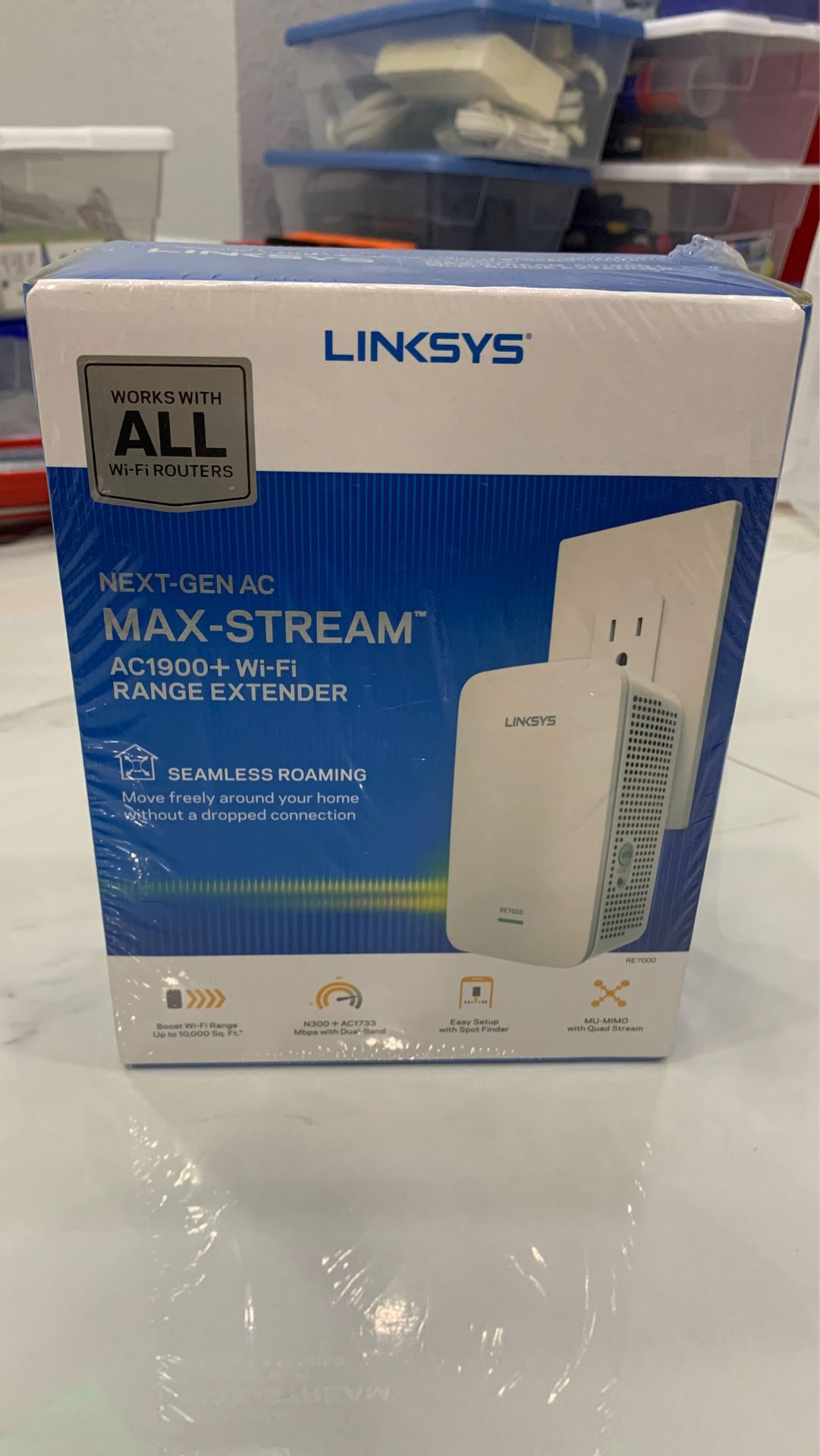 Linksys Next-Gen AC AC1900 + WiFi Range Extender