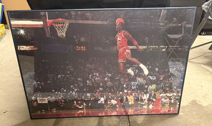 Michael Jordan Poster In Frame