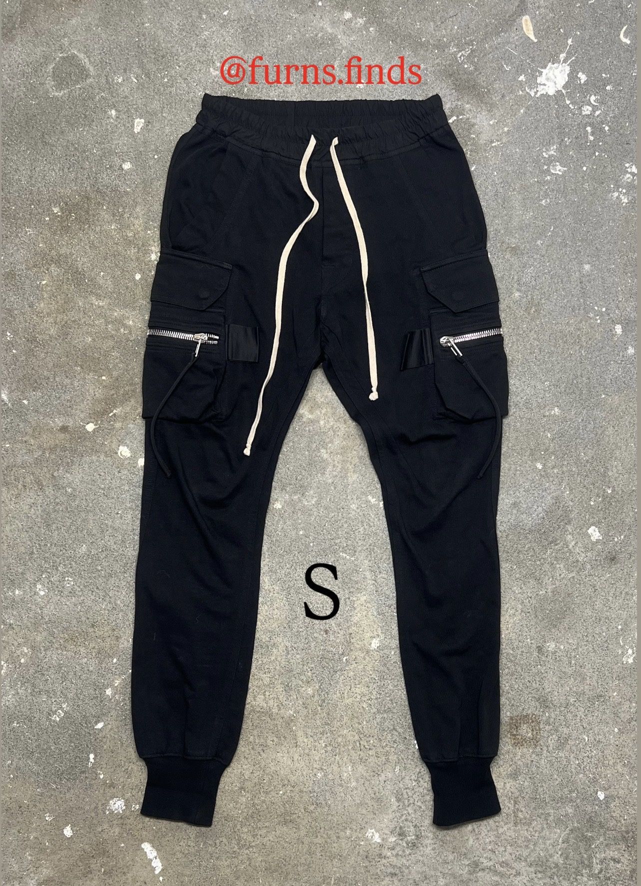Rick Owens “Glitter F/W 17” Cargo Jogger Pants